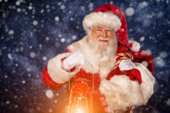 Santa-Claus-Lantern-Light-Christmas