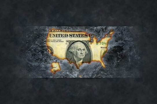 Burned-Dollar-US-Economy